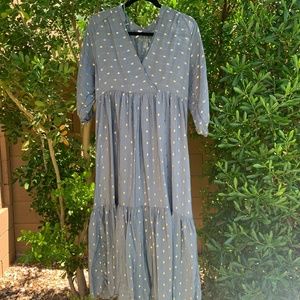 Anthropologie Long-Sleeve Maxi Dress